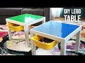 Table lego ikea facile  bricoler avec rangement