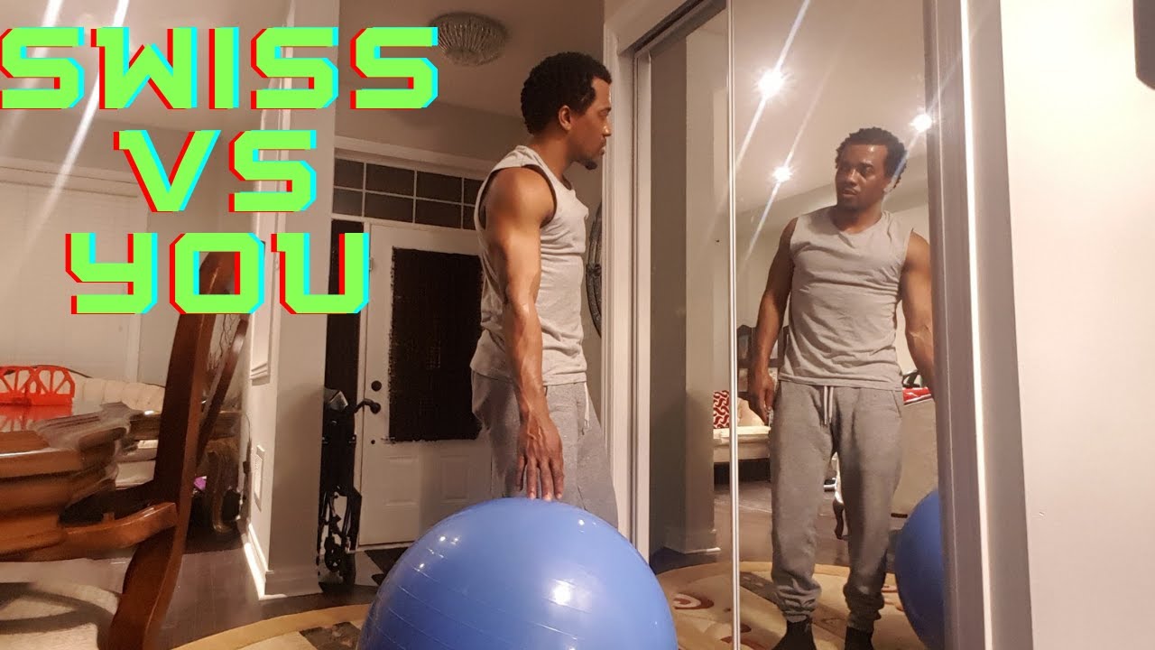 4 MIN Swiss Ball Abs Workout - YouTube