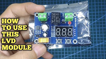 How to use LVD HCW-M635 XH-M609 M635 M609 low voltage disconnect battery protection module tutorial.