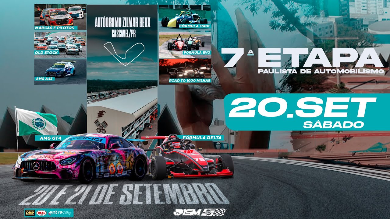 7ª ETAPA do Paulista de Automobilismo 2025 - Autódromo Zilmar Beux Cascavel/PR (SÁBADO - 20/09/2025)