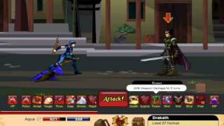 Let's Play Dragon Fable Pt 25 - The Wind Orb Saga - Ninjas - Did ya get the point
