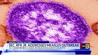 'There's a global measles epidemic': RFK Jr. addresses measles during Central Virginia outbreak Update