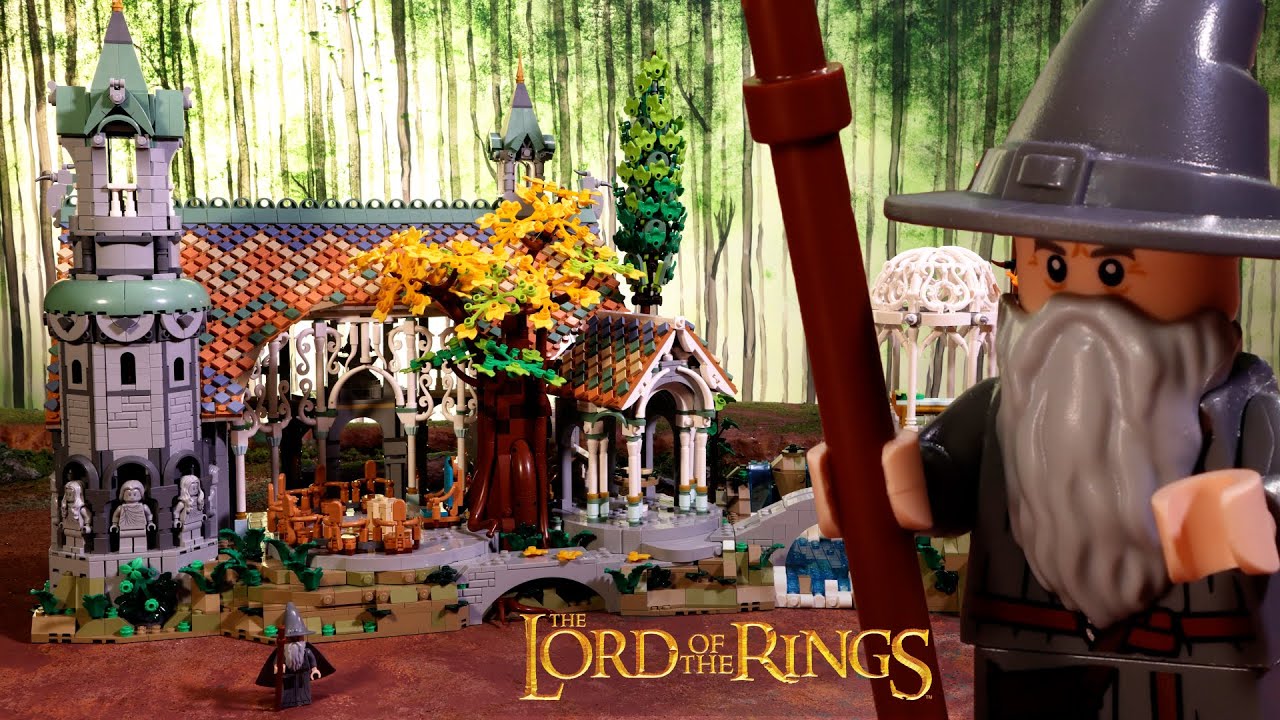 LEGO Lord of the Rings Rivendell speed build ASMR