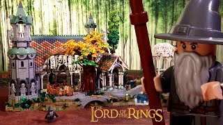 LEGO Lord of the Rings Rivendell speed build ASMR
