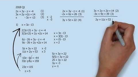 Leaving Cert 2018 Paper 1 Q1 - Maths Higher Level Solution