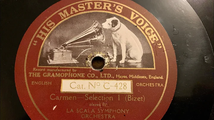 Carmen Overture, La Scala Symphony Orchestra HMV 0...