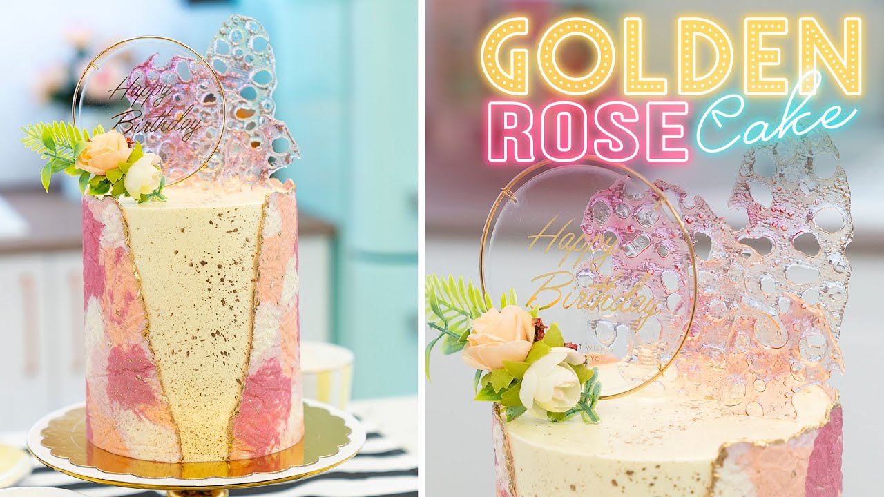 Nuevo curso online - Tarta "Golden Rose"