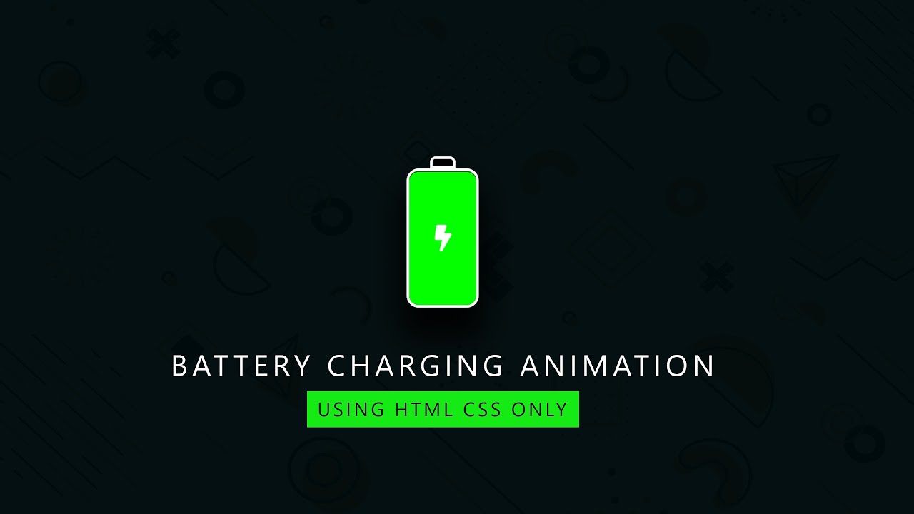 How to Make Battery Charging Animation with HTML CSS - M-SoftTech is a  coding blogs related to HTML CSS JavaScript