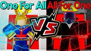 One For All Vs All For One Which Quirk Is Better Boku No Roblox Remastered Roblox Video Smotret Onlajn - dofa vs ofa which is stronger boku no roblox remastered roblox