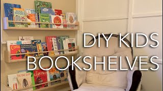 DIY Kid’s Floating Bookshelf