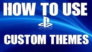 How to set ANY image as a PS4 Custom Theme Background Tutorial PS4 4.5 Software Update