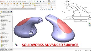 SolidWorks Advanced Surface Modelling Exercise 219