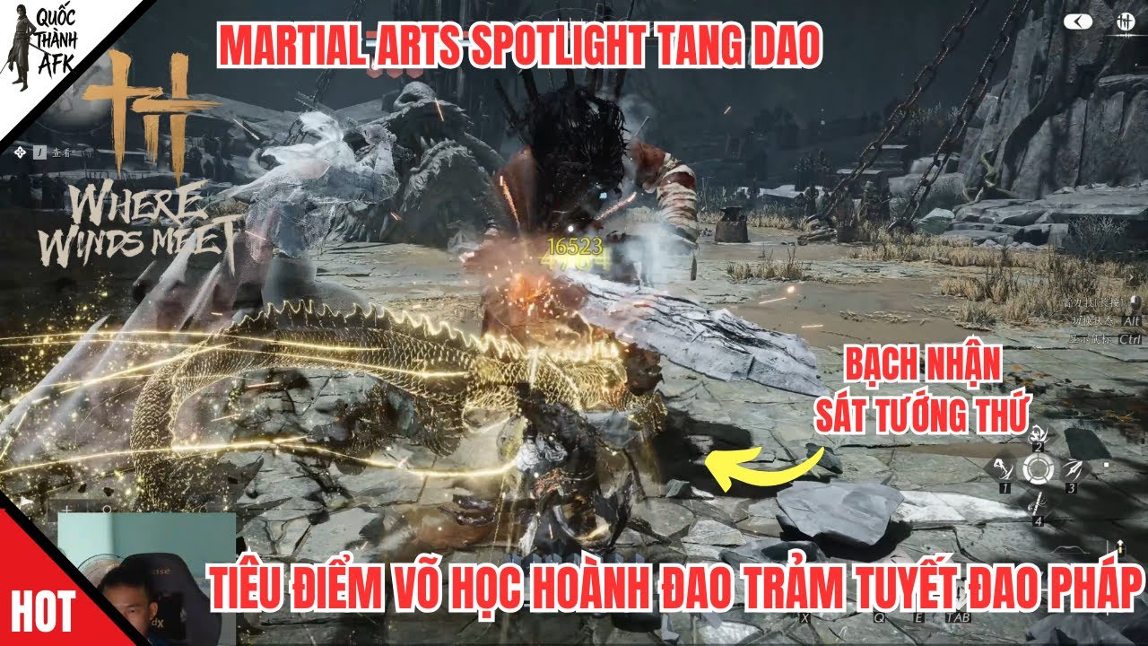 Where Winds Meet | Tiêu Điểm Võ Học  Hoành Đao Trảm Tuyết Đao Pháp Martial Arts Spotlight Tang Dao