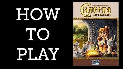 How to Play - Caverna - The Games Capital