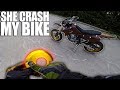 Laura CRASHED My Motorcycle