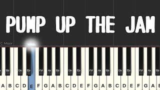 Technotronic - Pump Up The Jam Piano Tutorial Medium