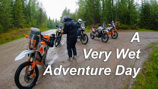 A Very Wet Adventure Day | KTM 890 Adventure R