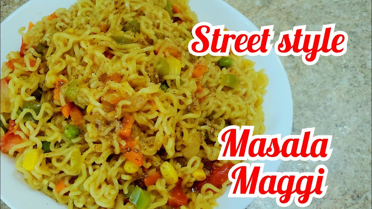 Street Style Vegetable Masala Maggi - The JFK | The Joint Family Vlogs