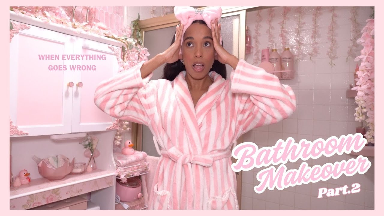 Aesthetic Bathroom Makeover pt. 2 | Designing My Dream Fairycore Pinterest Shower