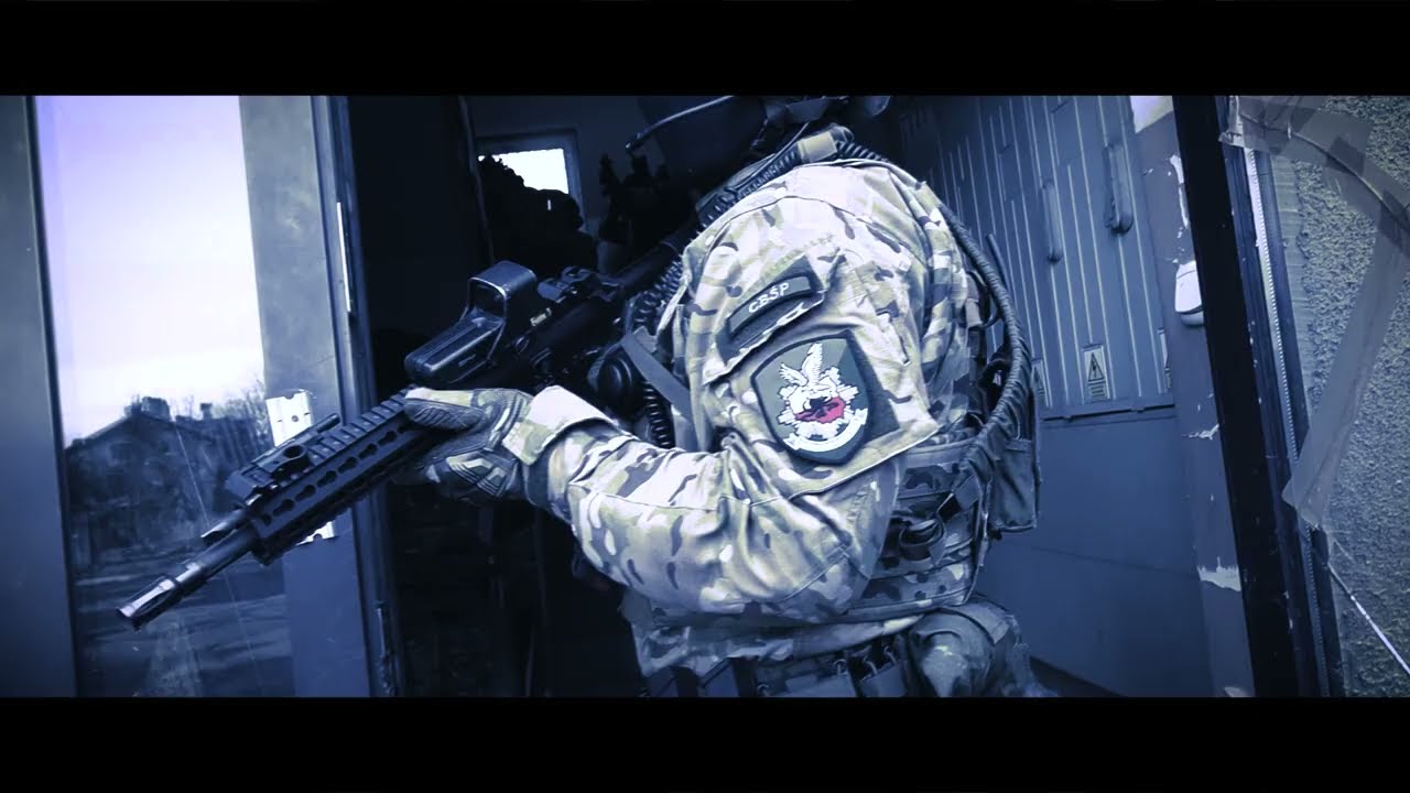 Ćwiczenia zespołu specjalnego katowickiego CBŚP (2022)