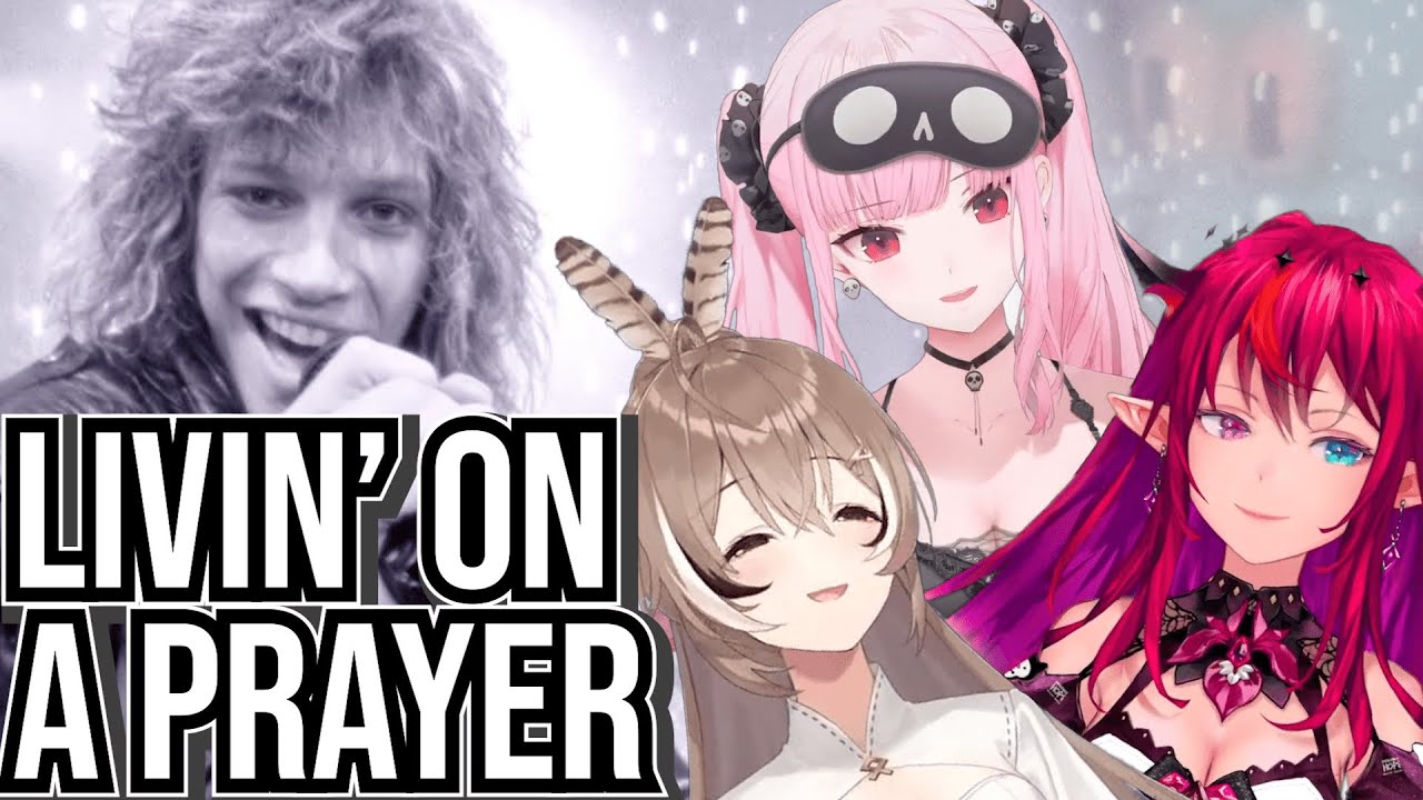[Hololive Karaoke Mashup] Livin’ on a Prayer - Bon Jovi by Calli, IRyS and Mumei