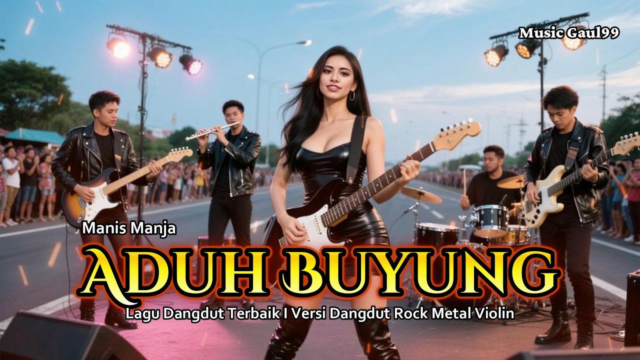 ADUH BUYUNG [MANIS MANJA[🎶 LAGU DANGDUT TERBAIK🎶VERSI  ROCK METAL VIOLIN  I MUSIC GAUL99🎶🎺🎶