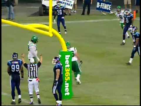 Darian Durant shovel pass touchdown to Hugh Charles