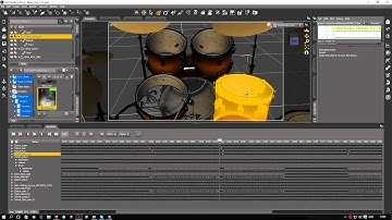 Daz Studio 4.8 Adding movement to the Snare drum