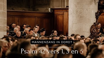 Psalm 42 1,3,5 vers 5(Bovenstem) - Mannenzang Dordrecht