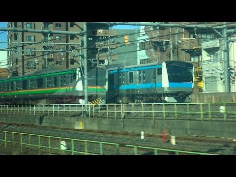 ゆっ～くり並走　高崎線・京浜東北線　さいたま新都心～大宮間