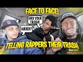 TELLING RANDOM RAPPERS THEIR MUSIC IS TRASH FACE TO FACE *GONE WRONG*