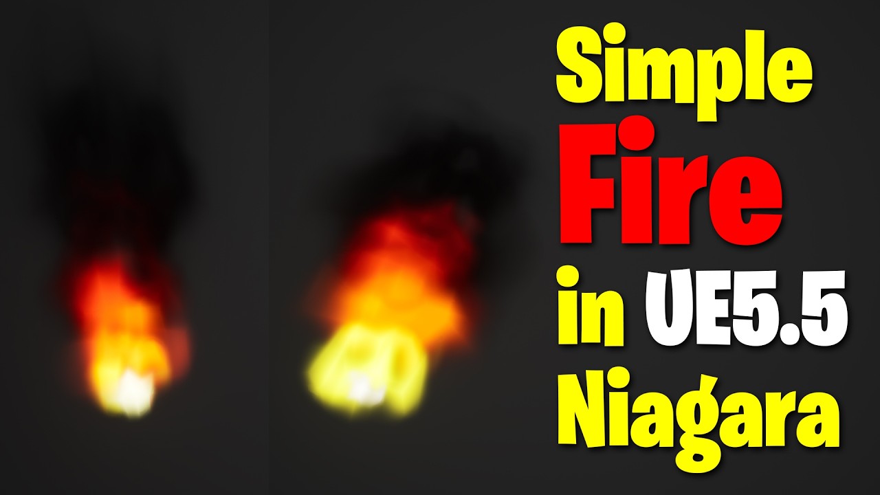 Unreal Engine 5.5 - Quick and Easy Stylized Fire Effect (Niagara ...