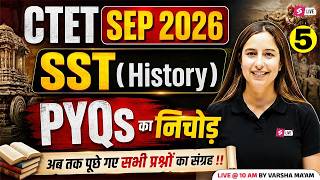 CTET SST Paper 2 | CTET History Previous Year Question Paper | CTET SST Paper 2 PYQs By Varsha Mam