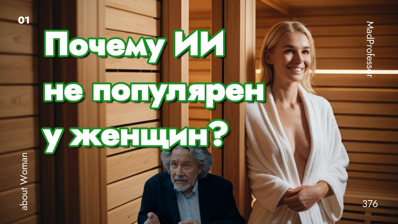 Почему ИИ не популярен у женщин? #поведение #психология #советы #madprofessor #psychology
