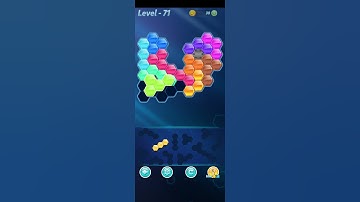 Block! Hexa Puzzle~HexaMage D block 10 to 11 levels~ level-71