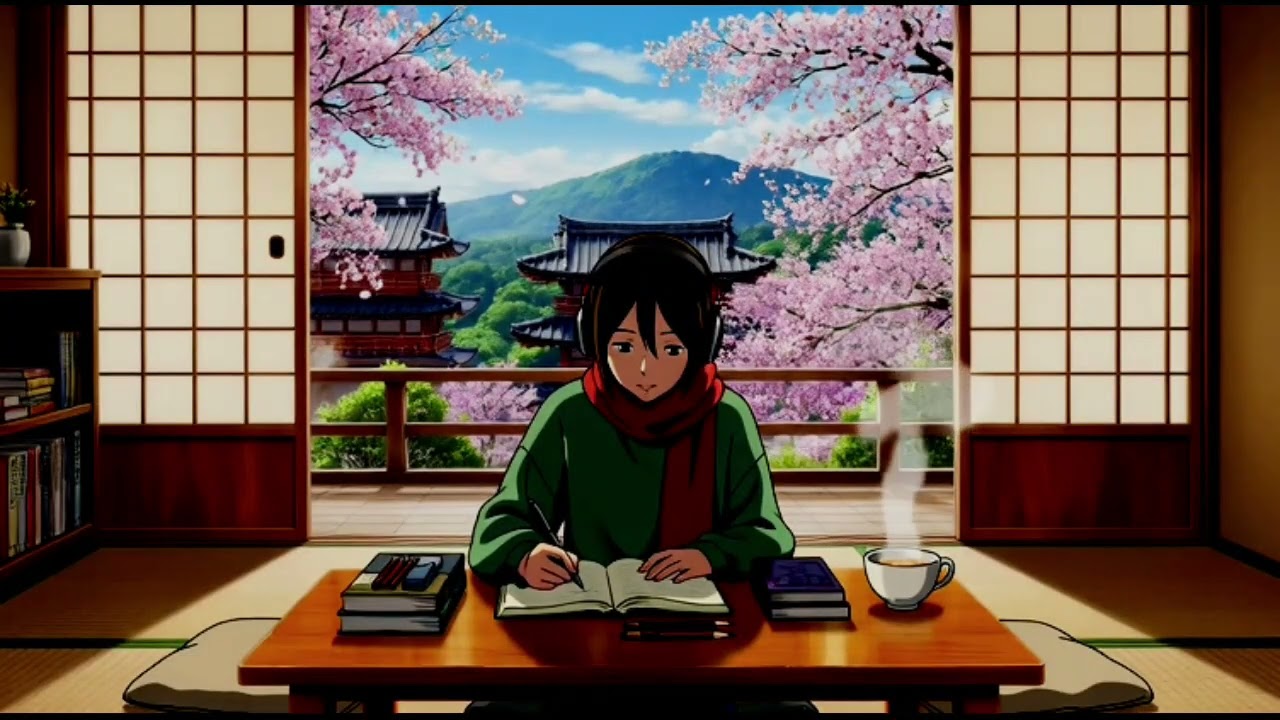 Rainy Night Study Lofi 🌧️ Chillhop Beats for Relaxed 집중 & Homework Time