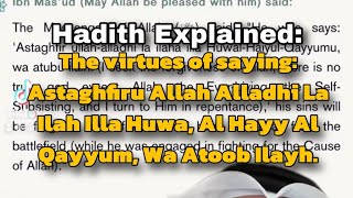 Hadith Explained: About Repentance