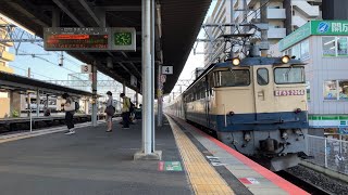 関西では久しぶりの甲種輸送！　都営三田線6500系　6510F  EF65-2066牽引　南草津駅通過
