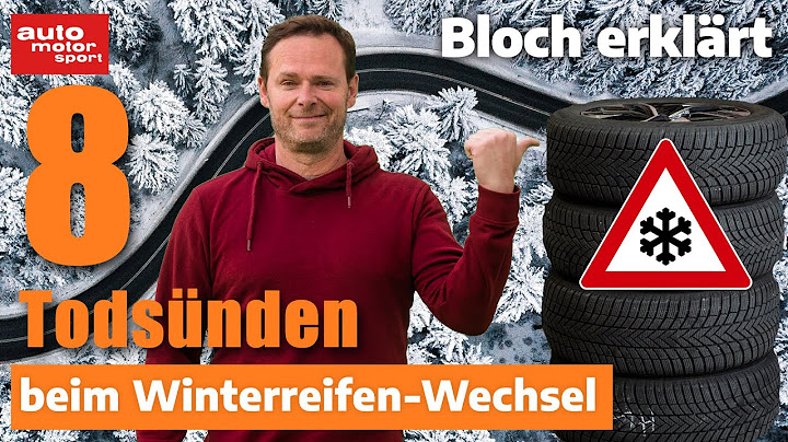 Langsam wird's Zeit: 8 Todsünden beim Winterreifen-Wechsel - Bloch erklärt #198 | auto motor sport