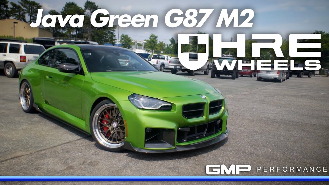 BMW M2 in Java Green | Carbon Bits + 3-Piece HRE Install - YouTube