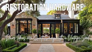 Decor Ideas x Restoration Hardware – Quiet Luxury with a Vintage Soul