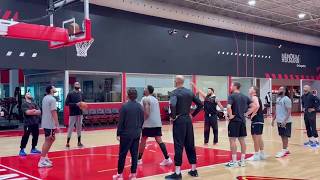 KEVIN DURANT, FRED VANVLEET & THE HOUSTON ROCKETS FIRST DAY OF TRAINING CAMP FOR THE UPCOMING SEASON