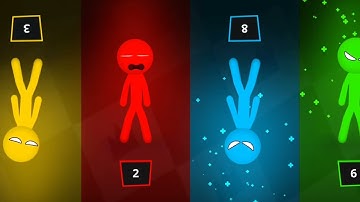 Stickman Party All Random MINIGAMES 1 2 3 4 Player Games 2022 Gameplay