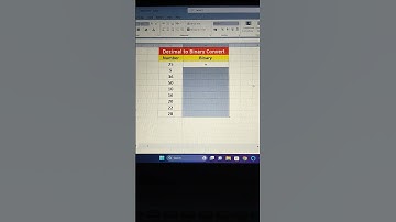 how decimal to binary convert #excel #viral #ytstudio #excelsolutions