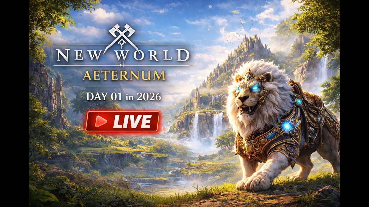 🔴 LIVE | New World: Aeternum — Day 01 in 2026