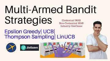 Multi-Armed Bandit Strategies: Epsilon Greedy, UCB, Thompson Sampling | Contextual MABs: LinUCB | RL