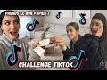 Challenge tiktok 1 papier positif et un papier ngatifs  drole family challenge