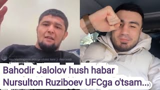 Nursulton Ruziboev UFCga kirsam luboyiga problema bo'laman Bahodir WBC top 15 reytingiga kirdi