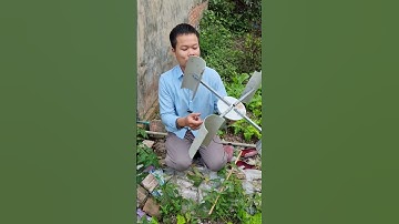 Chế tạo thành công thiết bị phát điện từ gió  #diengio #chetao