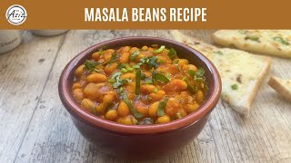 Masala Beans • Spicy Baked Beans Recipe • Desi Breakfast Ideas • Baked Beans Curry • Suhoor Recipes